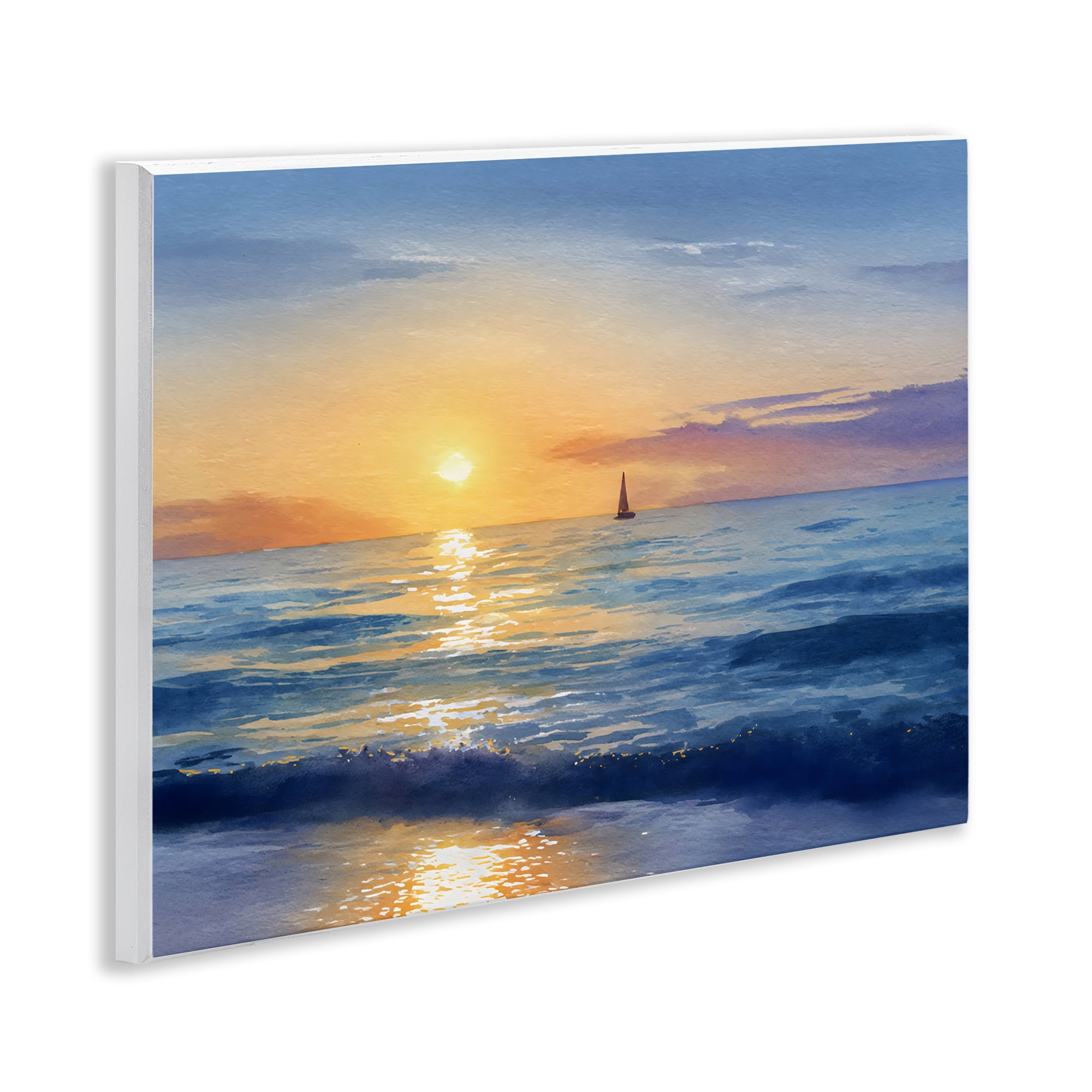 Stupell Industries Sails To The Sun At Sea Wall Plaque Art, design by Franklyn Gregory