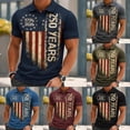 thumbnail image 2 of 250 Anniversary USA Shirt, Short Sleeves Patriotic Shirts for Men, USA Graphic 4th of July Shirt for Men, 2 of 5