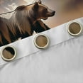 thumbnail image 4 of Castle Fairy Safari Bear Black Out Curtains for Boys Girls,Black Brown Curtains Pack of 2 (42x63 Each),Moutain Jungle Animal Bedroom Curtains,Super Cozy Room Decor, 4 of 6