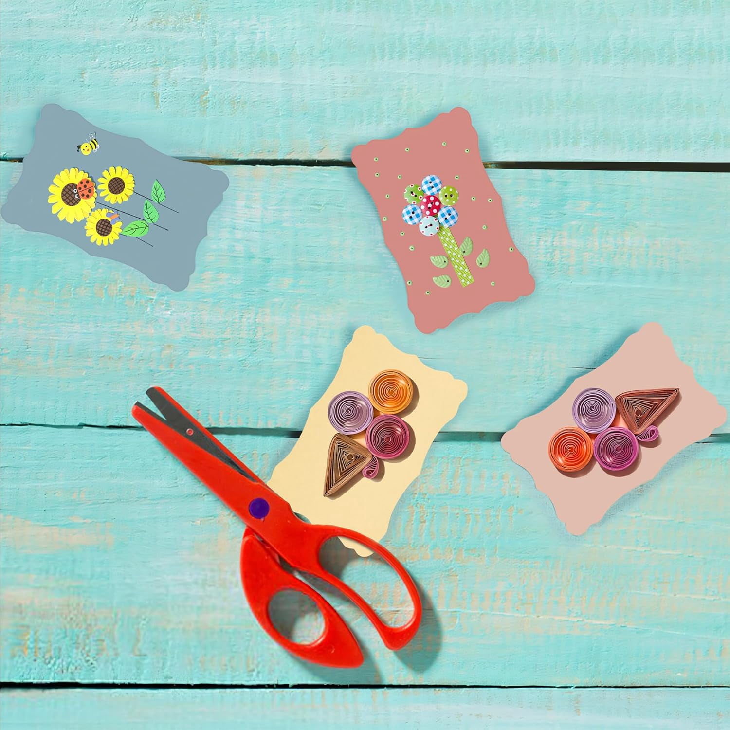 144 Pcs Small Business Cards Mini Size, Blank Note Gift Cards for Business Supplies, Personalized, Custom, Prayer Board, Index Cards. Vintage Assorted Colors$$Office