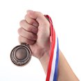 thumbnail image 2 of Medalla de oro/plata/bronce de 5,2 cm, recompensas deportivas con cinta para el cuello, premios de competición, medallas de ganador de Metal para competición deportiva, 2 of 9