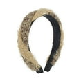 thumbnail image 1 of Accesorios para el cabello de hilo dorado 1 Pc diadema para mujeres color jengibre y café oscuro, 1 of 5