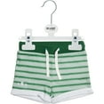thumbnail image 7 of Pavilion - Camp Bum - 6-12 Month Green Striped Unisex Drawstring Baby Shorts, 7 of 7