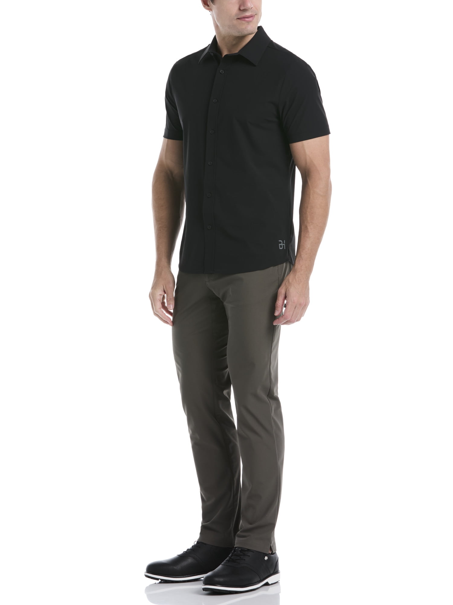 Ben Hogan Men's and Big Men's Performance Short Sleeve Button-Down Golf Shirt, Size S-5XL