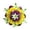 D, variant on Eternal Artificial Flower Wreath for Cemetery, Anti-Uv Outdoor Weather Resistant Memorial Sympathy Decoration, Fade Resistant Grave Tomb Flower for Outdoor Design, 1 Wreath