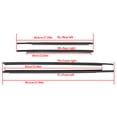 thumbnail image 3 of labwork Window Weatherstrip Moulding Trim Seal Belt 4PCS For 2007-16 Toyota Yaris Sedan, 3 of 5
