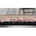 thumbnail image 4 of Unique Loom Basilica Rosso Rug Orange/Black 9' x 12' Rectangle Border Contemporary Perfect For Living Room Bed Room Dining Room Office, 4 of 7