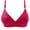 Hot Pink, variant on LYEAA Women Bras Push up Wireless Soft No Wire Everyday Bras Support Solid Lift Sleep Bras Comfortable Wirefree Breathable Shaping Daily Bralette Pink M
