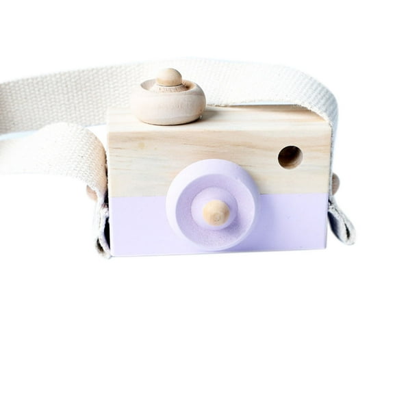 Juguetes de cámara de madera colgantes de estilo nórdico, juguetes