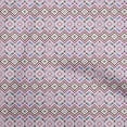 thumbnail image 1 of oneOone Polyester Spandex Purple Fabric Geometric Sewing Craft Projects Fabric Prints By Yard 56 Inch Wide, 1 of 4