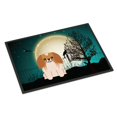 thumbnail image 1 of Caroline's Treasures BB2293MAT Alfombrilla para interior o exterior de Halloween Scary Pekingnese Red White, 18 x 27, multicolor Caroline's Treasures BB2293MAT, 1 of 1