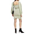 thumbnail image 2 of Women's Topshop Smocked Long Balloon Sleeve Minidress, Size 8 US - Green, 2 of 4