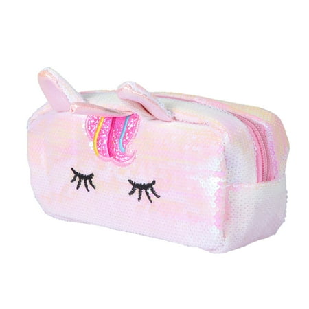 

Glittergirls Color Organizer Sequins Bag Pouch Pouch Stationery Giftscase Stationary Changing Small Makeuppurse Clutch