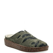 Lucky Brand TAMALA 2 Camoflauge Comfortable House Slipper Fur Lined Mule Scuff (6.5, CAMO)