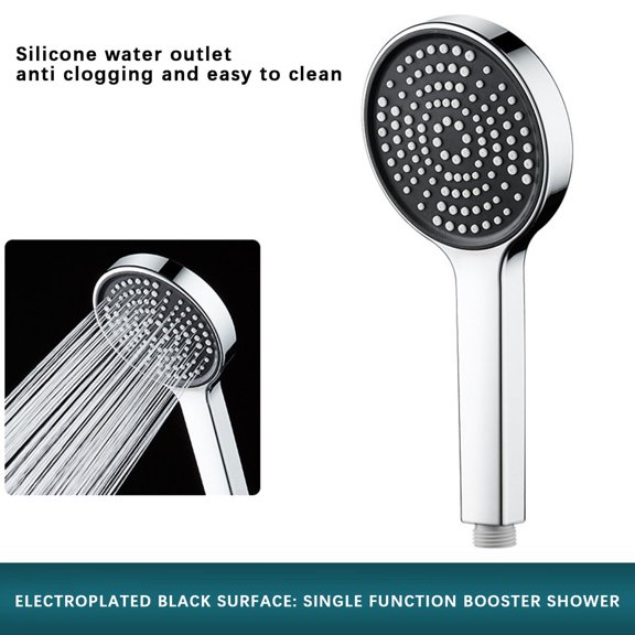 High Pressure Handheld Shower Head Set,Upgraded Shower Heads with Handheld Spray with Brushed Nickel Hand Held Showerhead For Low Water Pressure
