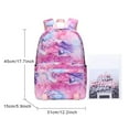 thumbnail image 4 of SUSHANG Backpack Female Clear Sweet Print Student Schoolbag Female Backpack Fashion Female Bag Two Piece Set, 4 of 6