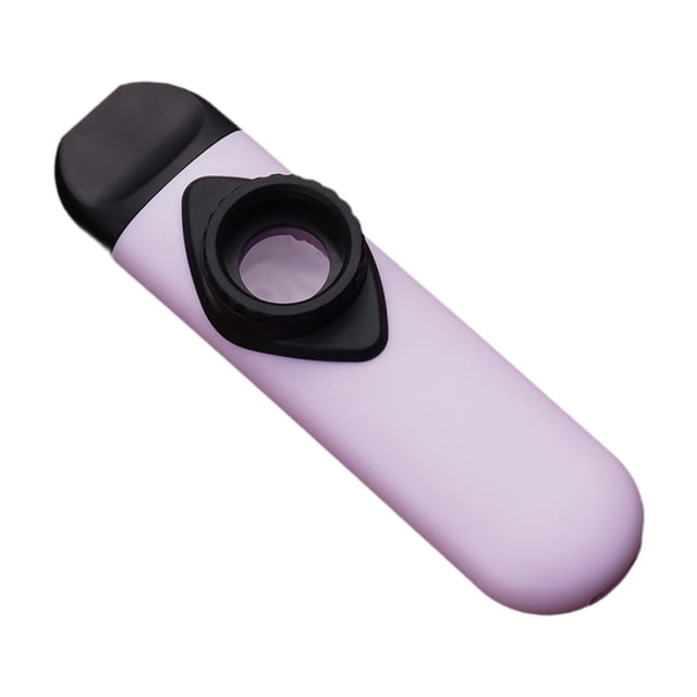 Kazoo profesional de tono ajustable, portátil, ligero, con cordón Púrpura