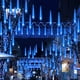 thumbnail image 3 of Luces de lluvia tipo meteorito para exteriores Adecorty, 24 tubos, 576 LED, color azul, 3 of 8