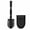 Medium  Matte Black, variant on Folding Military Shovel, Heavy Duty 45 Carbon Steel Entrenching Tool with Dual Handles, Detachable Tactical Survival Spade for Camping, Off-Roading & Gardening, Tactical Gunmetal Gray