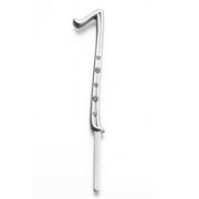 Lillian Rose MG555 1 Medium Silver Finish Monogram with Rhinestones - 1