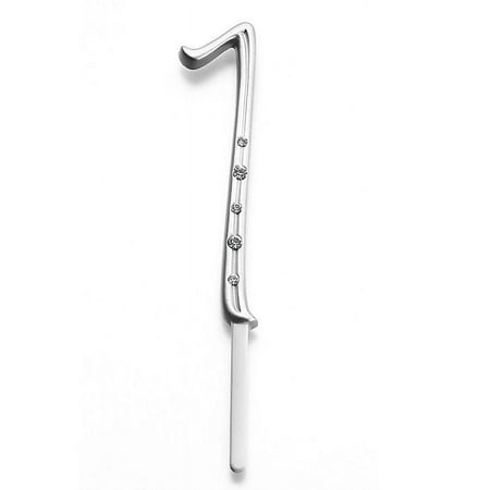 Lillian Rose MG555 1 Medium Silver Finish Monogram with Rhinestones - 1