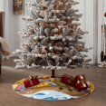 thumbnail image 6 of Bingfone Christmas Tree Skirt Mat Christmas Decoration Interior 36"-Animals On Noah'S Ark1, 6 of 8