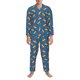 thumbnail image 3 of Fotbe Hot Dog 1 Pijama de Hombre con Estampado de Manga Larga, Conjunto de 2 Piezas, Ropa de Dormir Suave y Cómoda con Bolsillos-XX-Large, 3 of 7