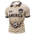 thumbnail image 3 of 2026 New USA Soccer Jersey Men United States National Team Shirt, United States Jersey Soccer, Resistant Crew Neck Short Sleeve Football Tee for Sports Casual Daily Use for Adult(Wine, M), 3 of 5