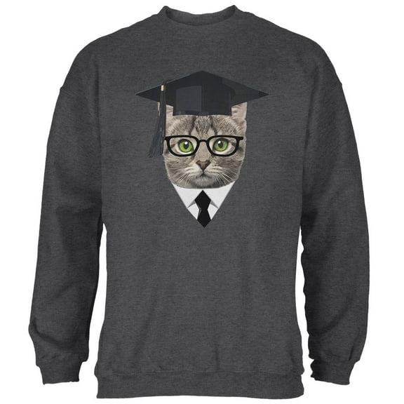 Graduation Funny Cat Mens Sweatshirt