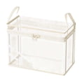thumbnail image 2 of Clear Plastic Book Storage Box Organizer with Lid for Home, Classroom, Office Shelf – Stackable Transparent Book Case for Easy Identification and Protection, 2 of 6