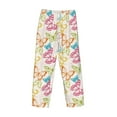 thumbnail image 4 of Kdxio Retro Colorful Butterfly Print Men's Sleep Pajama Pant Lounge Pants with Pockets, 4 of 8