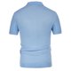 thumbnail image 5 of pstuiky Camisas de vestir de manga corta para hombre, Blusa informal de punto con cuello vuelto, manga corta y color liso para hombre camisas casuales para hombre xxl, 5 of 8