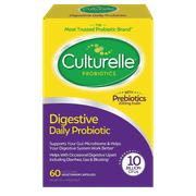 (2 pack) (2 pack) Culturelle Digestive Health Daily Probiotic Capsules, 60 ct