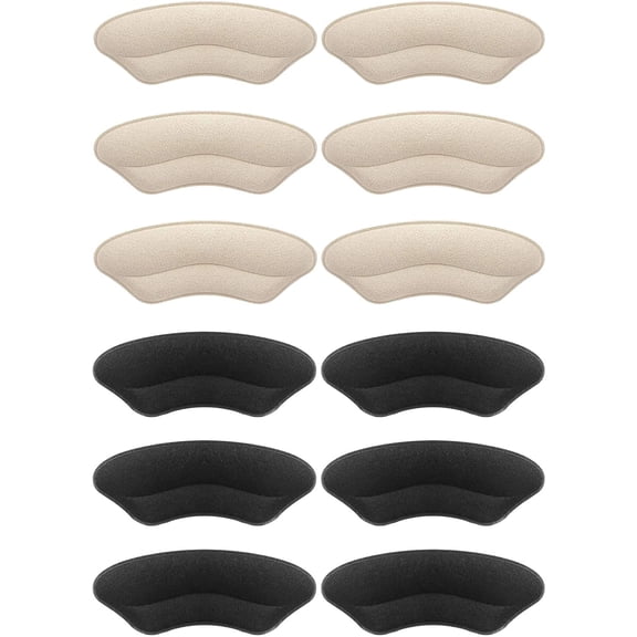 Premium Heel Pads Inserts Grips Liner for Men Women,Back of Heel Protectors Cushions Prevent Too Big Shoe from Heel Slipping,Blisters,Filler for Loose Shoe Fit