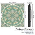 thumbnail image 2 of Green Mahjong Mat for Table, 31.5*31.5in Anti Slip American Mahjong Table Cloth, Noise Reduction, Neoprene Mah jongg Mat with Carrying Bag & 3 Dices, Mahjong Accessories Gift, Board Tile Games Mats, 2 of 7