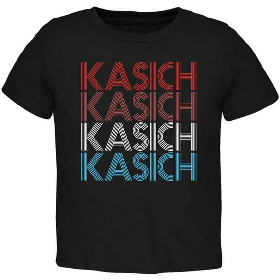 Election 2020 John Kasich President Vintage Style Toddler T Shirt Black 3T