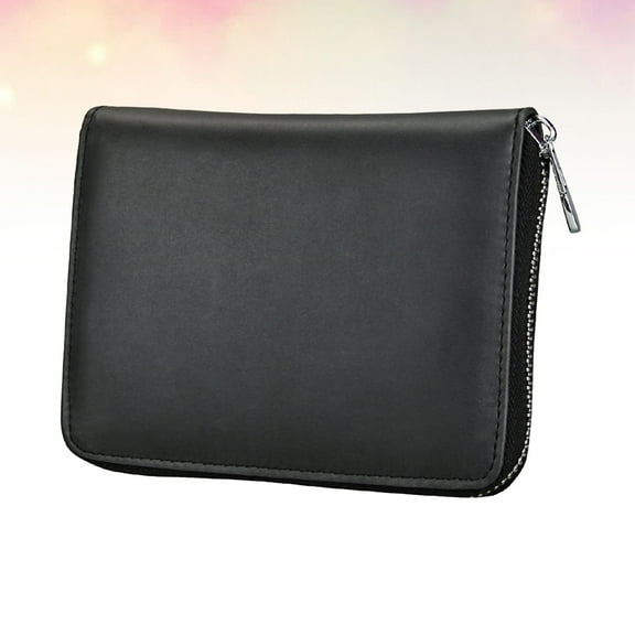 GOOHOCHY 1PC Security Passport Wallet Multi-function Storage Bag Organ Type Wallet Bank Holder for Men Women Black