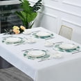 thumbnail image 7 of Coolnut Tropical Palm Leaves Round Placemats Durable Non-Slip Table Mat Heat and Stain Resistant Placemat for Kitchen Table Outdoor BBQ Activities(4PCS) Home Decor Gifts, 7 of 7