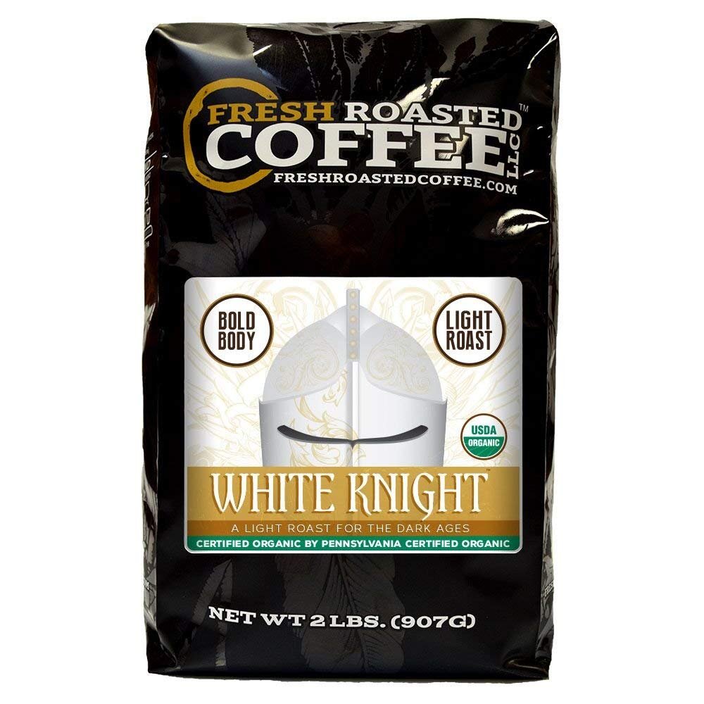 Fresh Roasted Coffee LLC, Organic White Knight Light Roast Coffee
