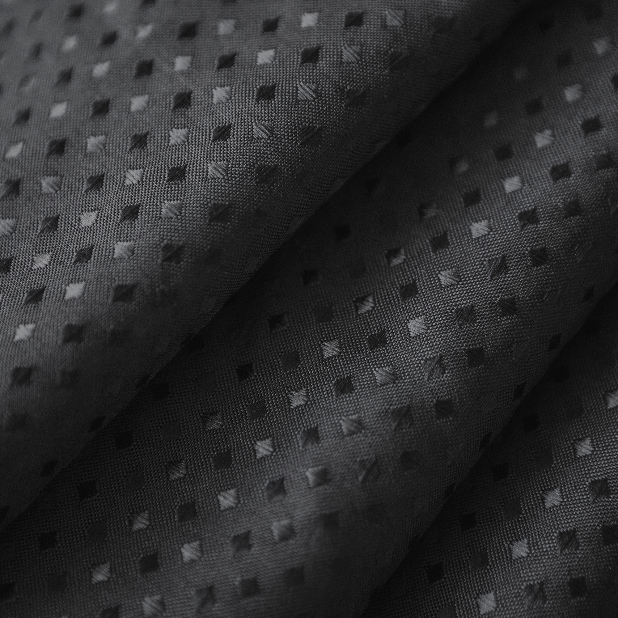 Mainstays Gemma Hookless Fabric Shower Curtain, Black photo 7