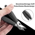 thumbnail image 6 of syligr 6 Piece Nail Clippers Set for Ingrown Toenails and Thick Nails with Cuticle Pusher Pedicure Knife Nail File Stainless Steel Foot Care Kit for Men Women Seniors, 6 of 7