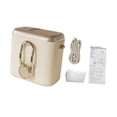 thumbnail image 2 of Ventilador portátil de cintura, ventilador portátil de cinturón, ventilador USB de verano de 3 velocidades, ventilador colgante Beige, 2 of 9