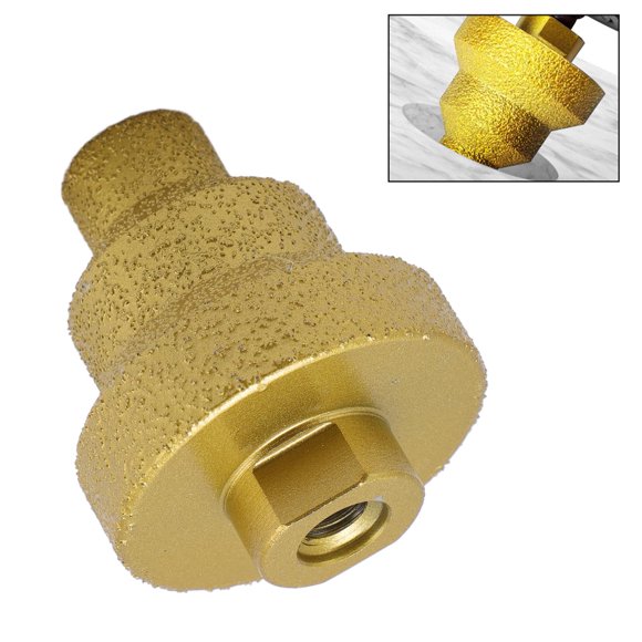 Conical Hole Opener, Wear Resistant Tapered Hole Opener 20 35 50mm for Concrete Ceramic Tiles Marble Granite