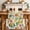 Green, variant on Summer Lemon Orange Table Runner 70 Inches, Farmhouse Tropical Fruit Watercolor Bed Runner Dresser Scarves Tabletop for Indoor Outdoor Parties/Ceremony/Banquet, 13" x 70"