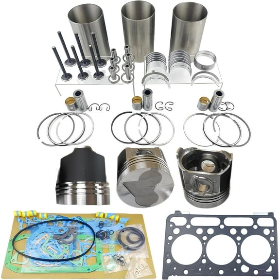 D1503 Engine Overhaul Rebuild Kit For Kubota D1503 Engine Tractor L2900 L3000 L3010 L3130 Loader R420 R420S Excavator KX91-3 U35