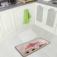 thumbnail image 4 of Coolnut Valentine's Day Kitchen Rug 39"x20", Valentine's Day Cute Gnome Non Slip Washable Cushioned Carpets Polyester AntiFatigue Comfort Porch Floor Mat for Washroom Bedroom Bedroom Office, 4 of 7