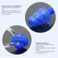 thumbnail image 3 of 3 Paires + 3 Bouchons D'oreille En Silicone Avec Pince-nez, Bouchons D'oreille De Natation, Bouchons D'oreille Tanches Protection Auditive Sommeil, 3 of 5