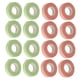 thumbnail image 3 of Cinta autoadhesiva transpirable para extensiones de pestañas, 40 unidades, para salón de belleza, color rosa y verde, 3 of 14
