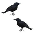 thumbnail image 6 of Momihoom Halloween Realistic Artificial Crows Fake Feather Birds Ravens for Christmas Party Props Supplies Decorations Crow Model Halloween Birds Scary Ravens Halloween Decorations, 6 of 9