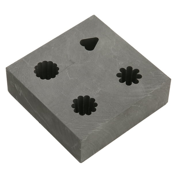 Graphite , Low Dust Content Corrosion Resistance Floral Shaped Smelting  Molds For Aluminum For Silver